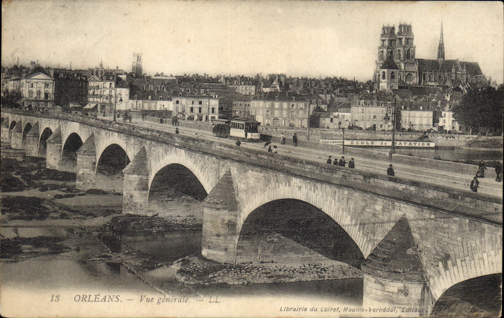 Orléans — Vue générale — Librairie du Loiret, Maume-Vernédal, Éditeur — LL