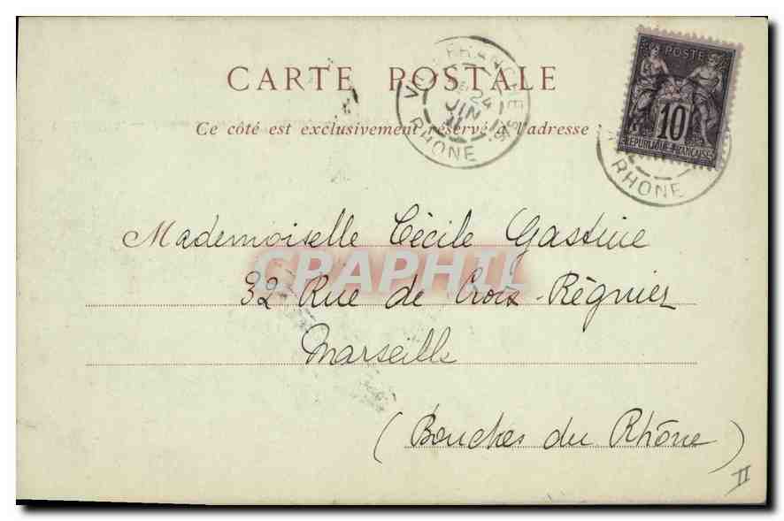 CPA Orleans Jeanne D'Arc  — Rückseite