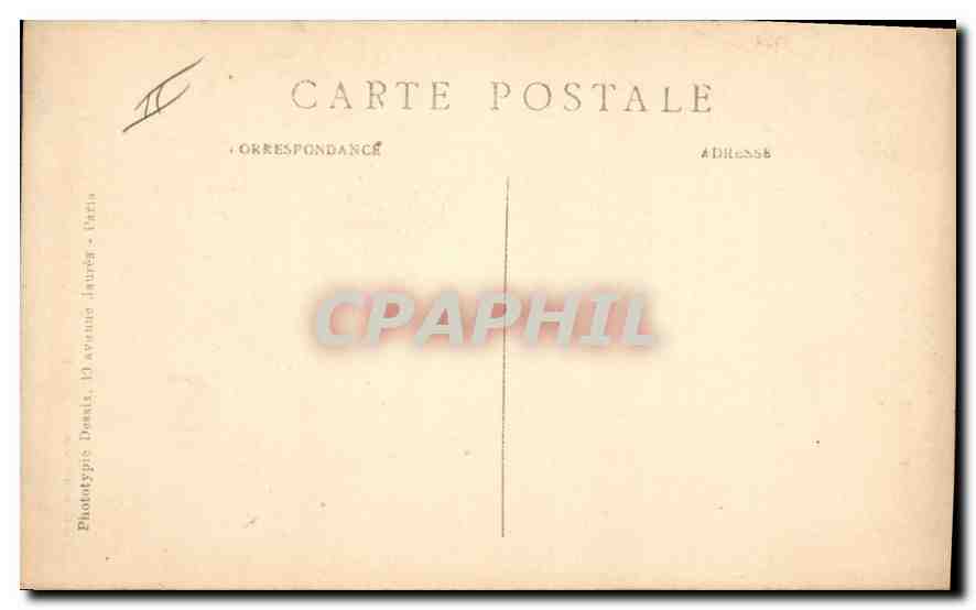 CPA Orleans Rue de la Republique La Gare  — Verso