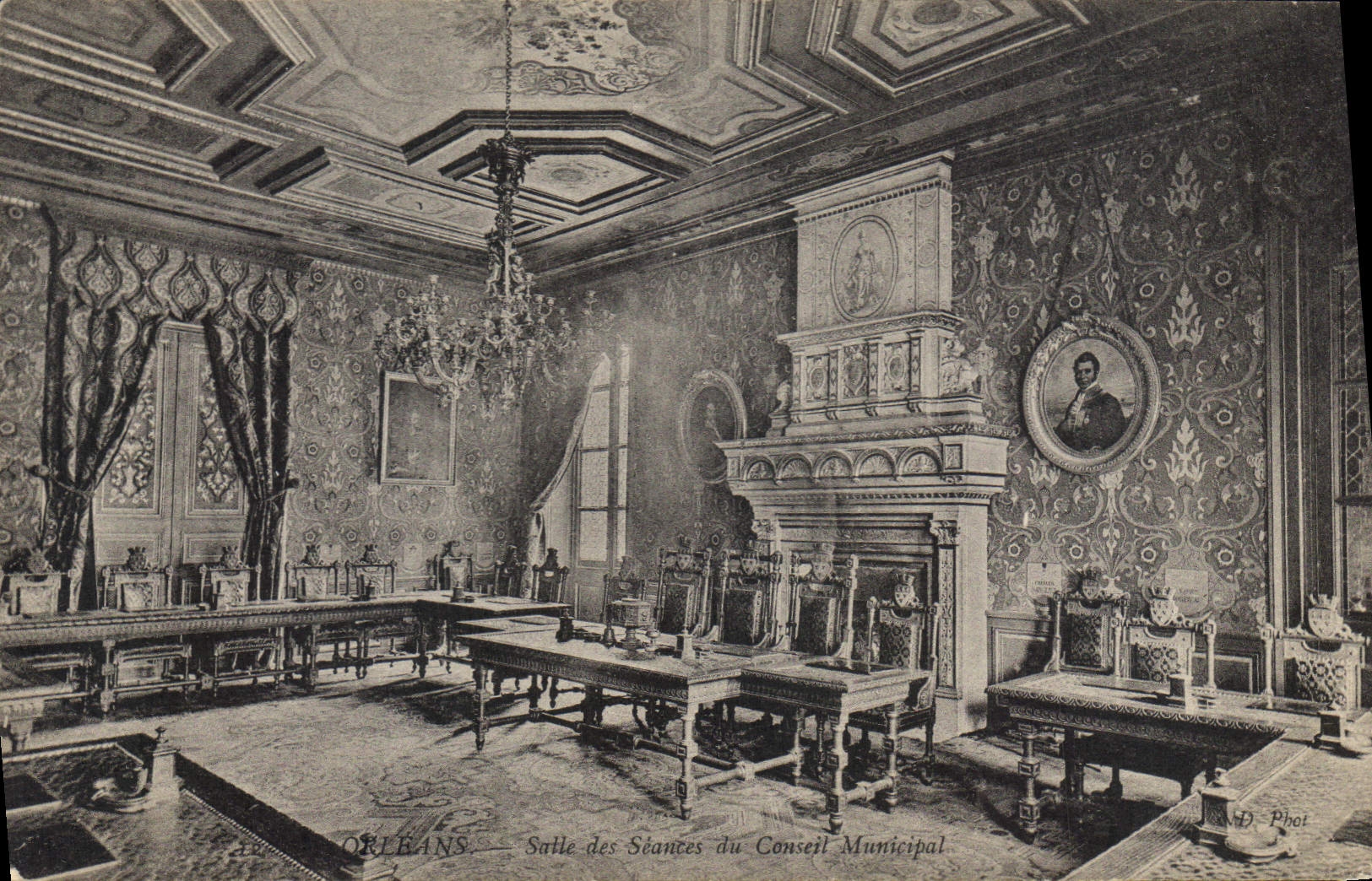 CPA Orleans Salle des Plantes du Conseil Municipal 