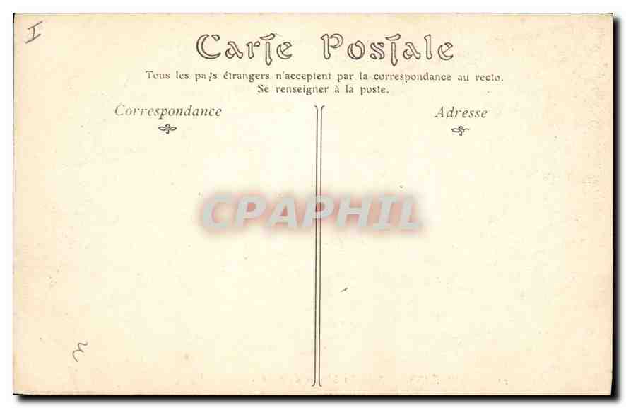CPA Orleans Salle des Plantes du Conseil Municipal  — Verso