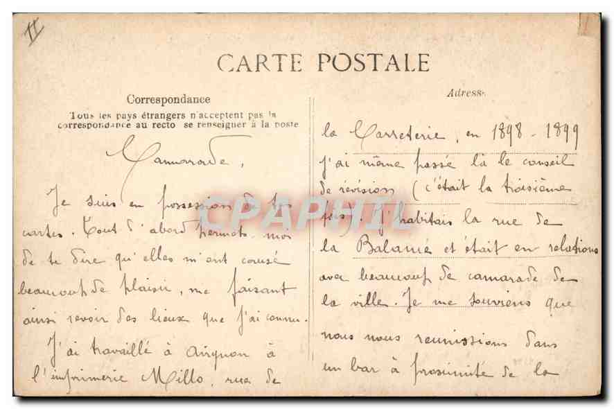 Orléans (Loiret) — Emplacement des anciennes Tourelles — Éditeur : Orléans, n° 364 — Rückseite