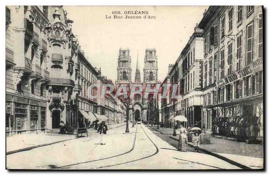 CPA Orleans La Rue Jeanne d'Arc 