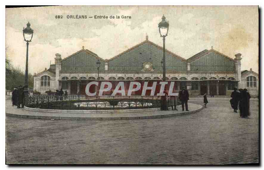 CPA Orleans Entree de la Gare 