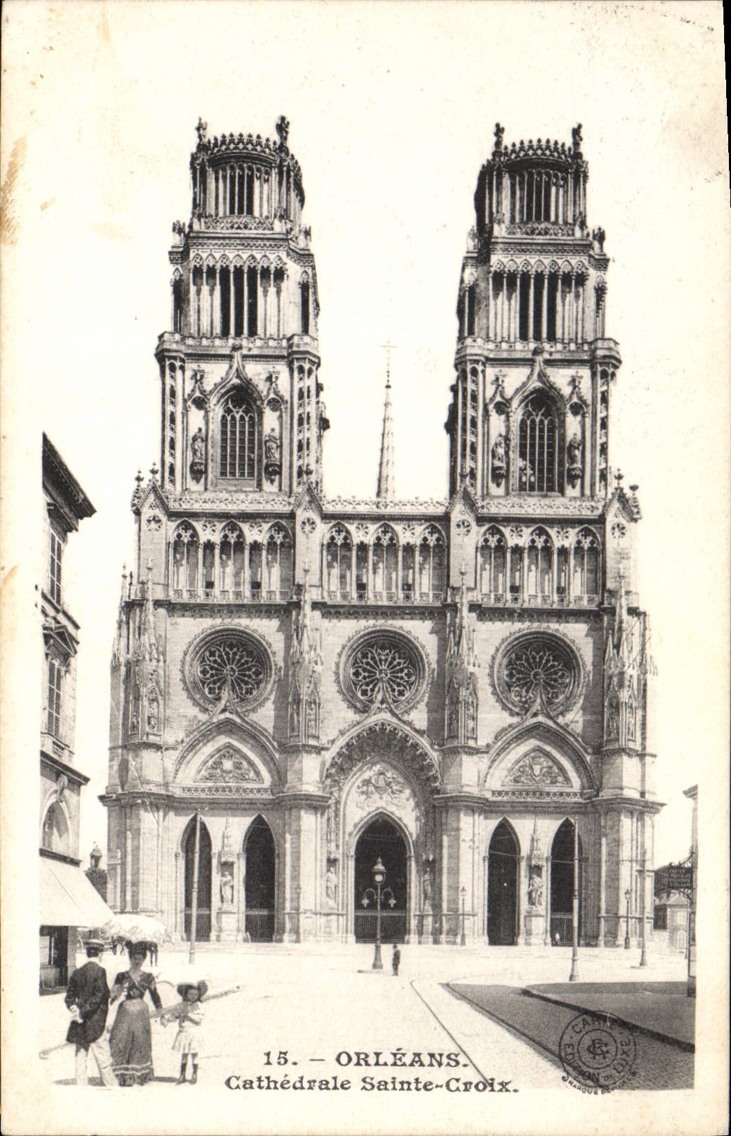 Orléans — Cathédrale Sainte-Croix — Éditeur : C. Carte - Orléans, n° 15