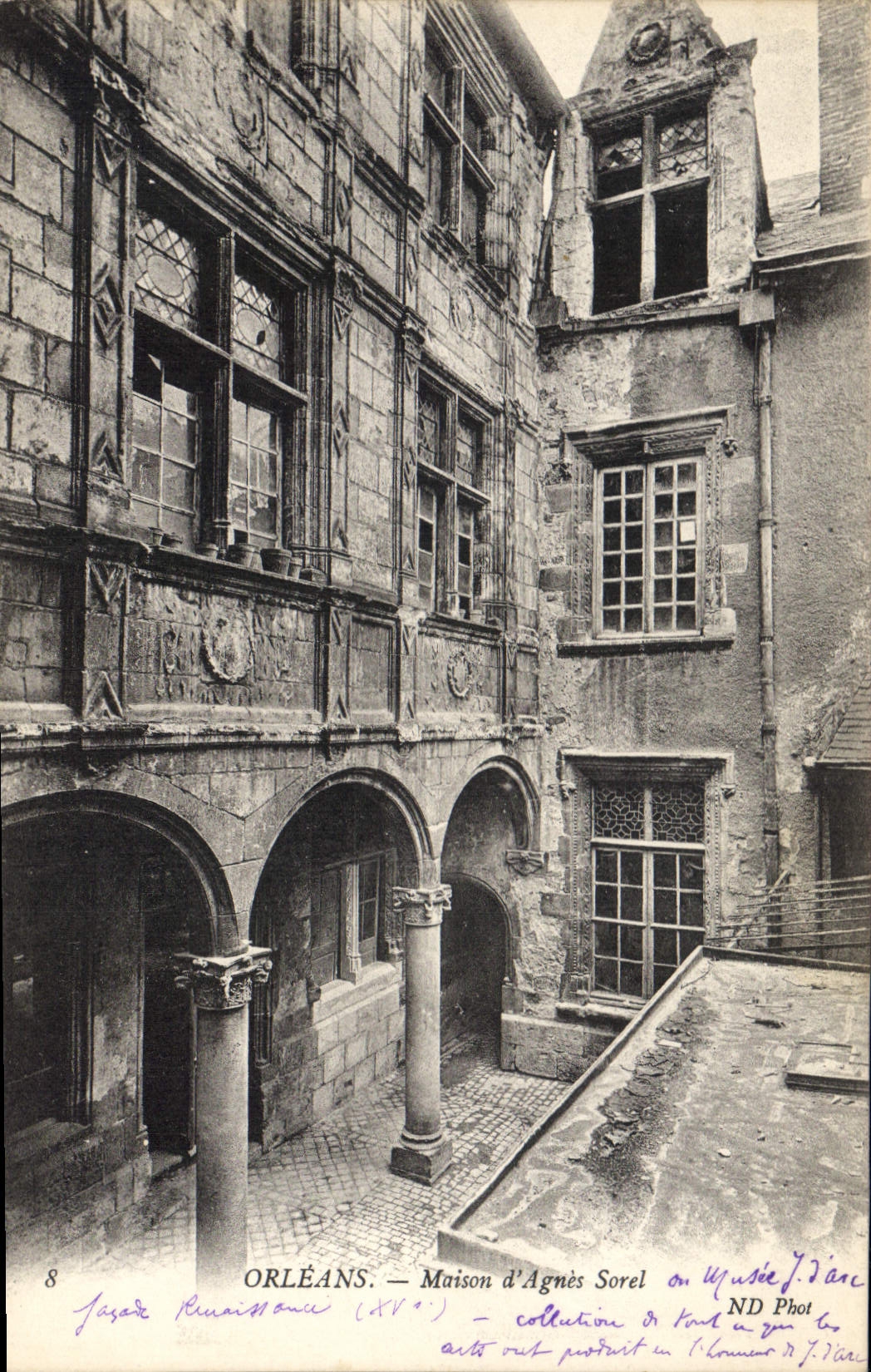 CPA Orleans Maison d'Agnes Sorel 