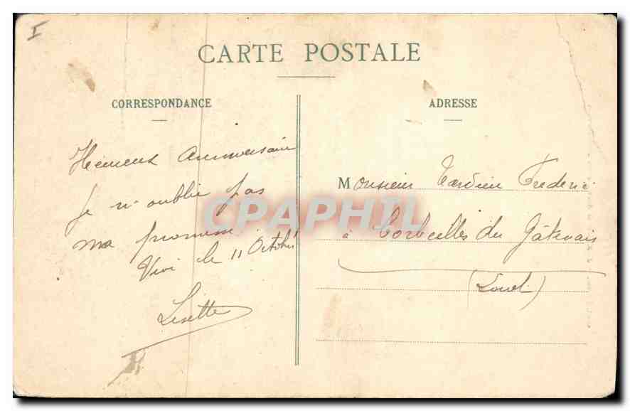 CPA Orleans Jeanne d'Arc Par Foyatier  — Rückseite