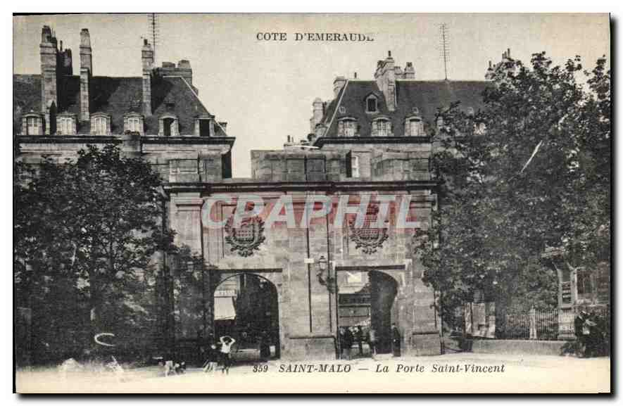 Saint-Malo — La Porte Saint-Vincent — Artand et Nozzi, Nantes