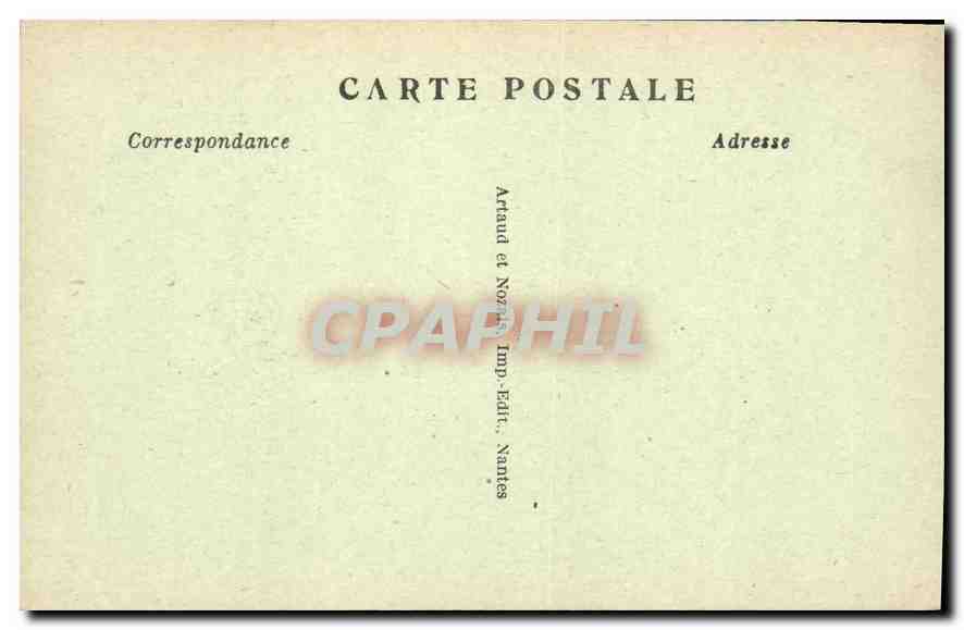 Saint-Malo — La Porte Saint-Vincent — Artand et Nozzi, Nantes — Verso