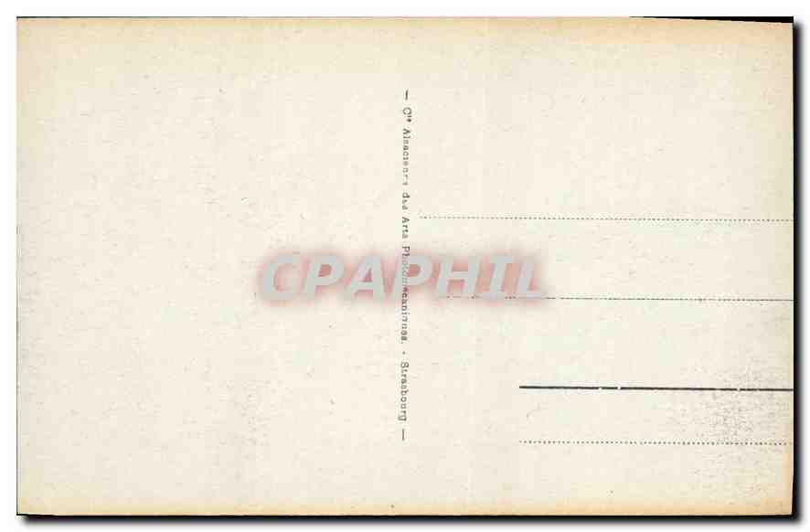 St-Malo - Die Mauern an der St-Vincent-Tür — Verlag CPAPHIL, Straßburg, Nr. 21 — Rückseite