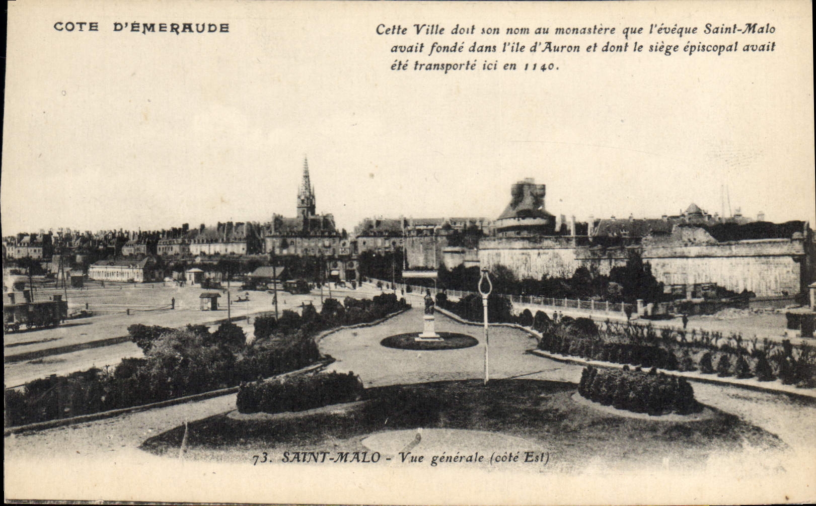Saint-Malo — Vue générale (côté Est) — Cote d'Émeraude, n°73