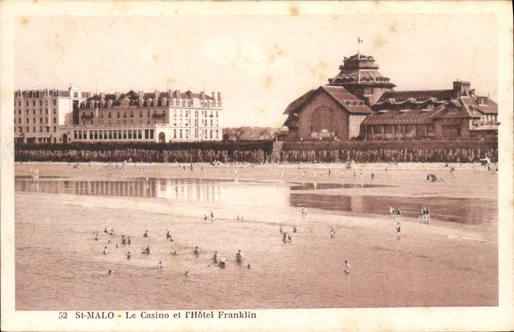 St-Malo - Le Casino et l'Hôtel Franklin