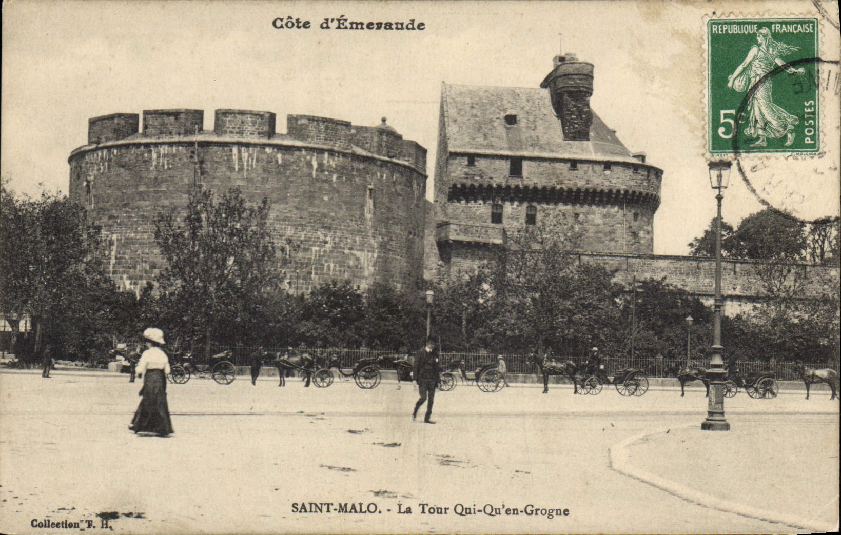 Saint-Malo - La Tour Qui-Qu'en-Grogne — Côte d'Émeraude — Collection F. H.