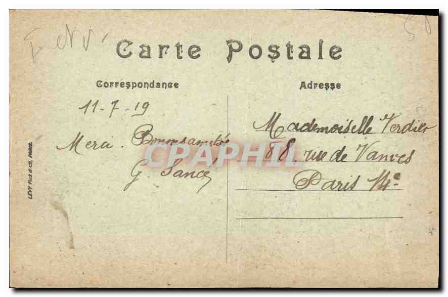 Saint-Malo — Vue Générale — A.M. — Verso