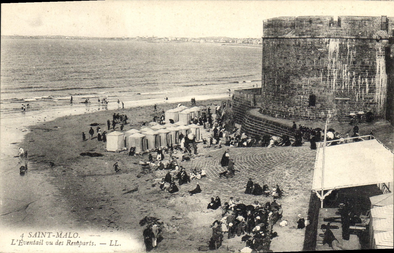 Saint-Malo — L'Éventail vu des Remparts — LL. n°4