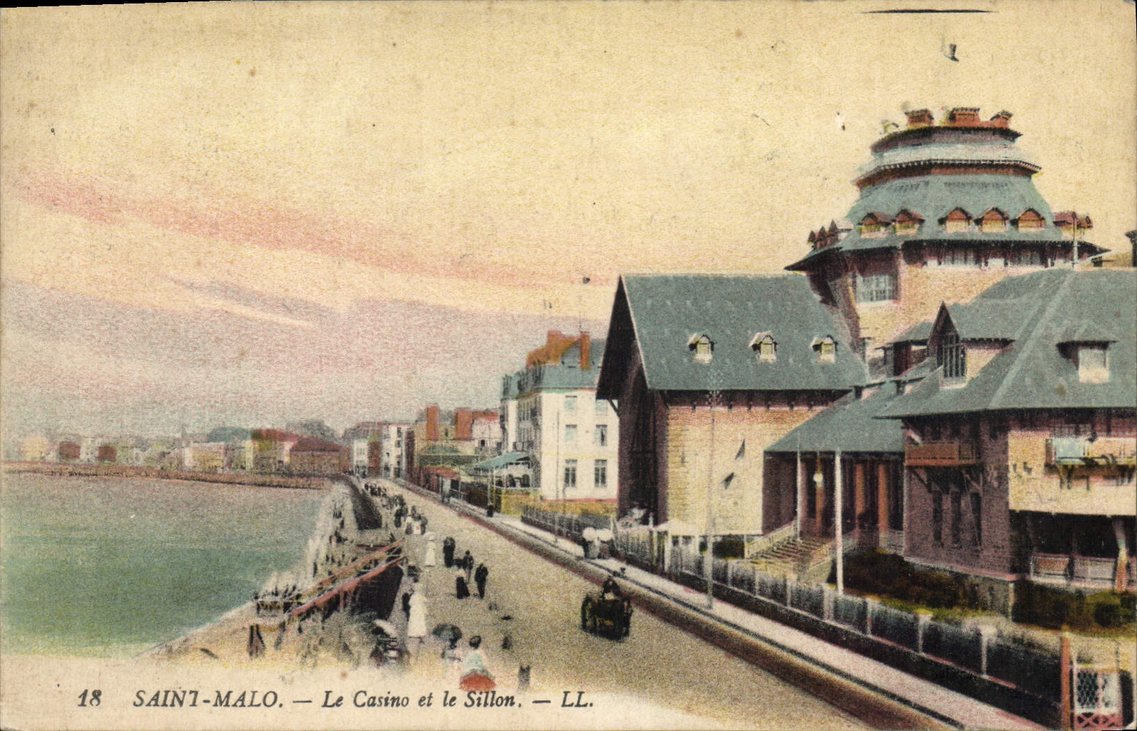 SAINI-MALO — Le Casino et le Sillon — LL. n°18