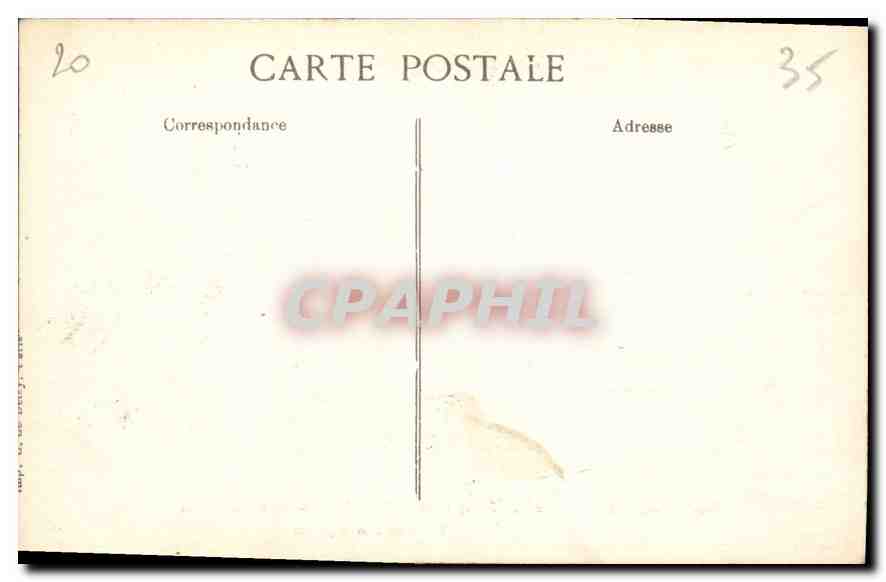 Saint-Malo — Le Château à Mer haute — Éditeur E.D. n°131 — Reverso