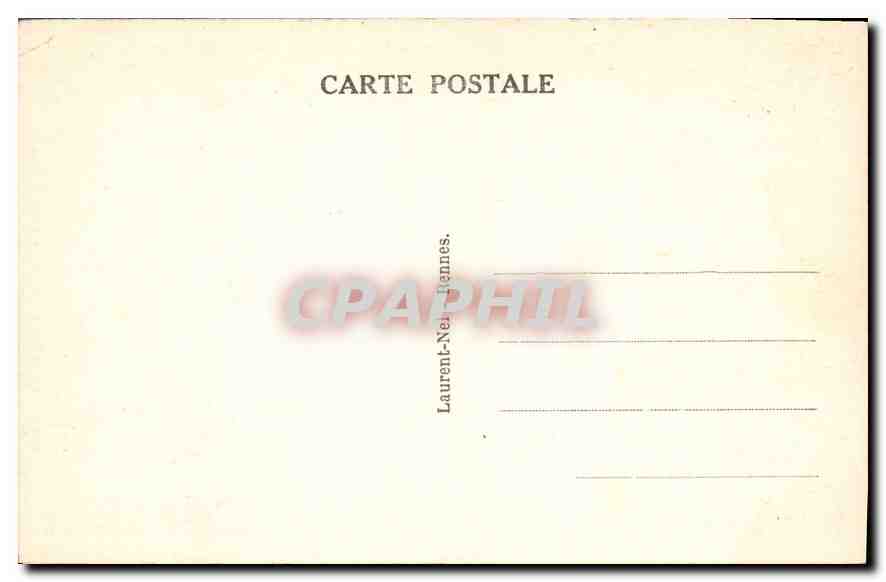 CPA Saint Malo La Garnde Rue  — Verso