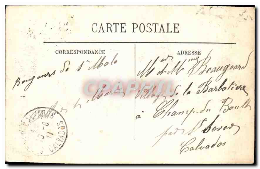 Saint-Malo — L'Éventail vu des Remparts — LL, n°118 — Reverso