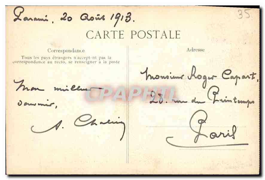 Saint-Malo — Le Fort National et la Plage du Château — Éditeur ELD, n° 405 — Verso