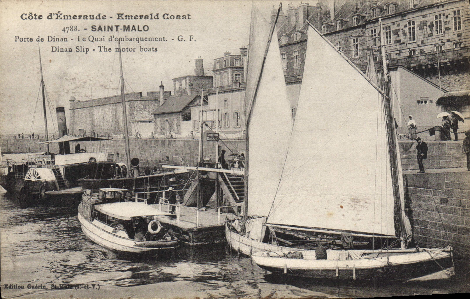 Saint-Malo - Molo di imbarco — Edizione Guérin, St-Malo (4.-V.)