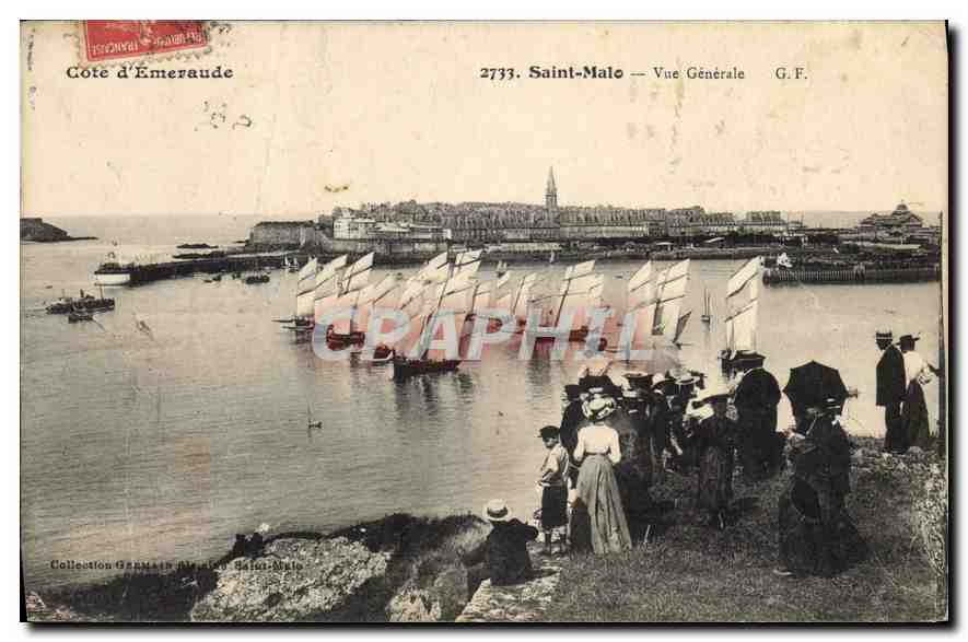 Saint-Malo — Vue Générale — G.F. — Côte d'Émeraude