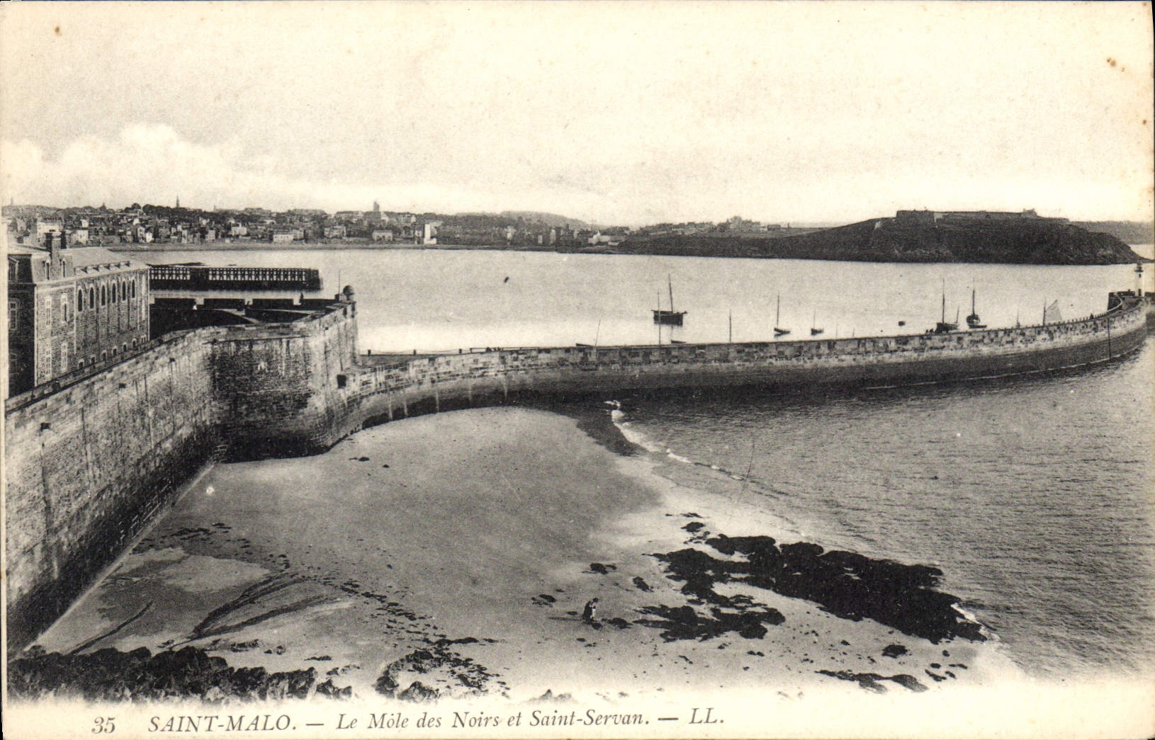 Saint-Malo — Le Môle des Noirs et Saint-Servan — LL.