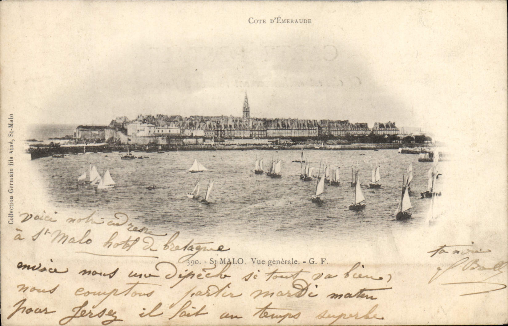 Saint-Malo — Vue générale — G.F. / Collection Germann fils Aimé, n°390