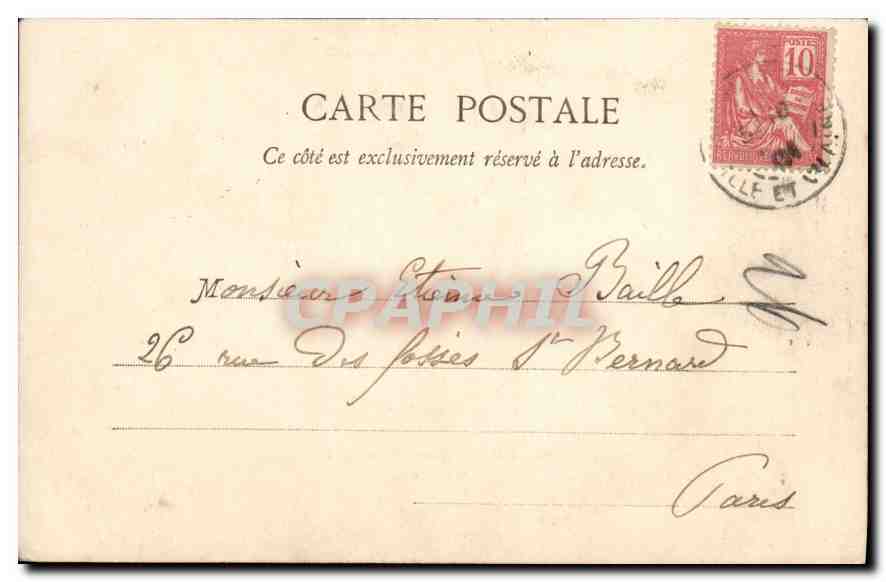 Saint-Malo — Vue générale — G.F. / Collection Germann fils Aimé, n°390 — Rückseite