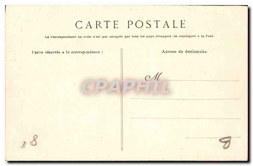 CPA Saint Malo la grand rue  — Verso