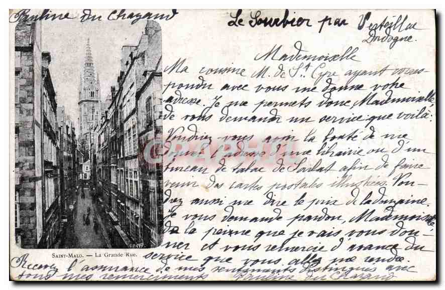 Saint-Malo — La Grande-Rue — Verlag C. P. M. n° 193