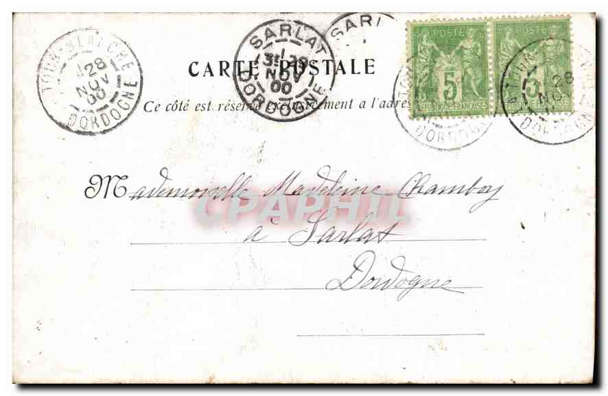 Saint-Malo — La Grande-Rue — Verlag C. P. M. n° 193 — Rückseite