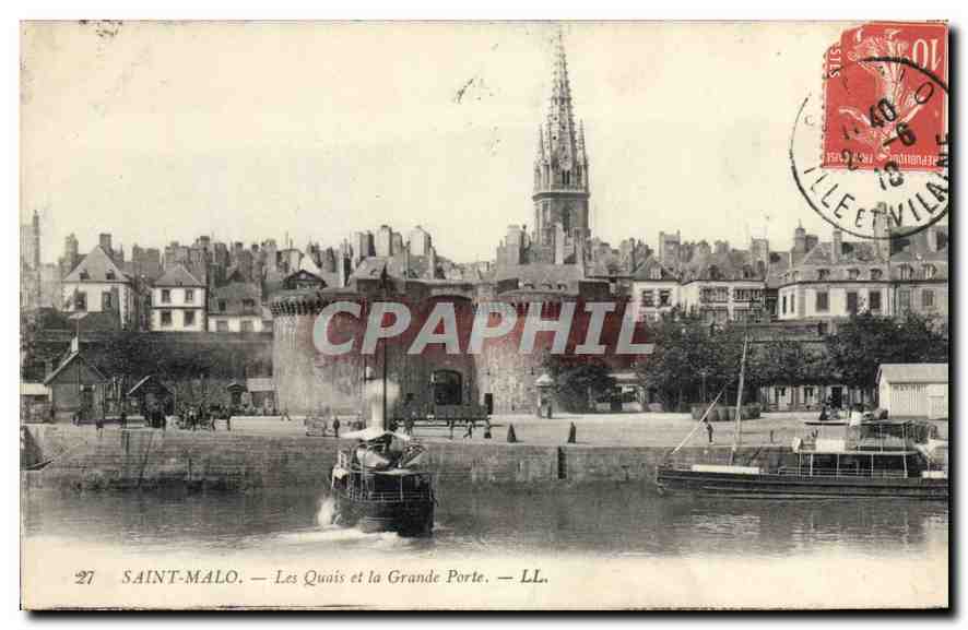 Saint-Malo — Los Muelles y la Grande Porta — LL.