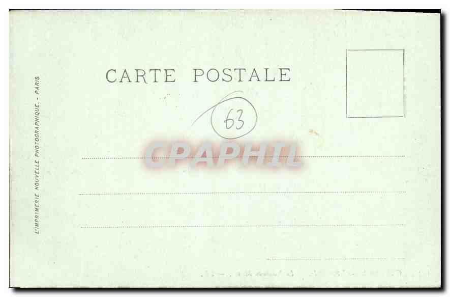 CPA Clermont Ferrand le Nouveau Musee  — Rückseite