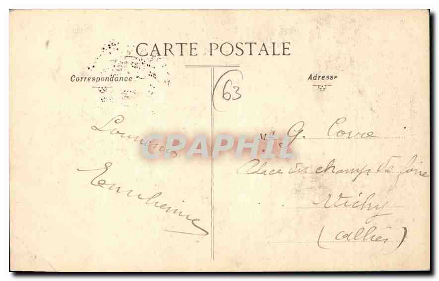 Clermont-Ferrand — Le Théâtre — J. Clermont-Ferrand — Rückseite