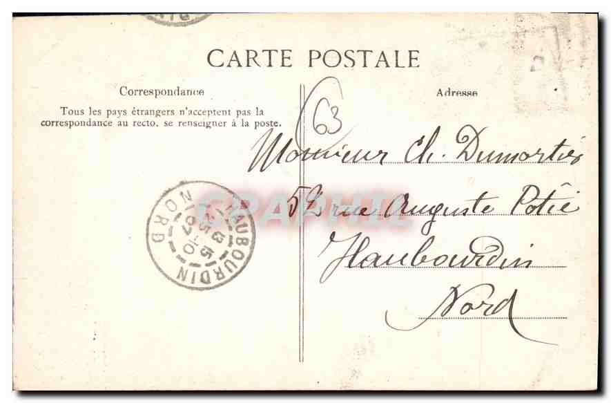CPA L'Auvergne Pittoresque Clermont Ferrand vue generale  — Rückseite