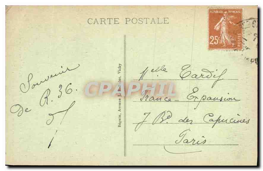 Clermont-Ferrand — Rue des Gras et la Cathédrale — Idéal — Reverso
