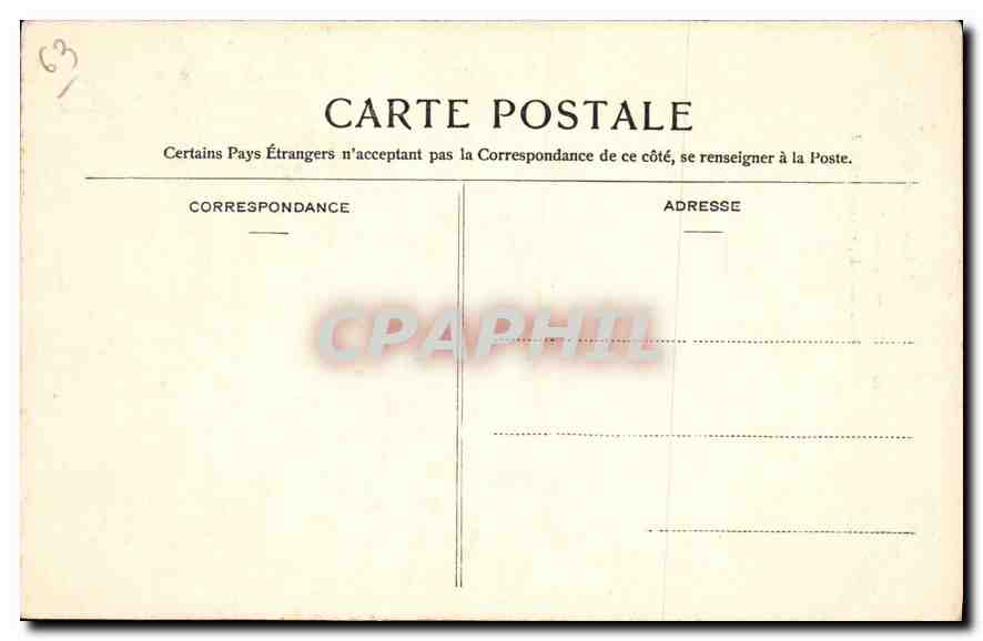 Clermont-Ferrand — Die Kathedrale, Ansicht von der Südseite — L'Auvergne illustrée, n°25 — Rückseite