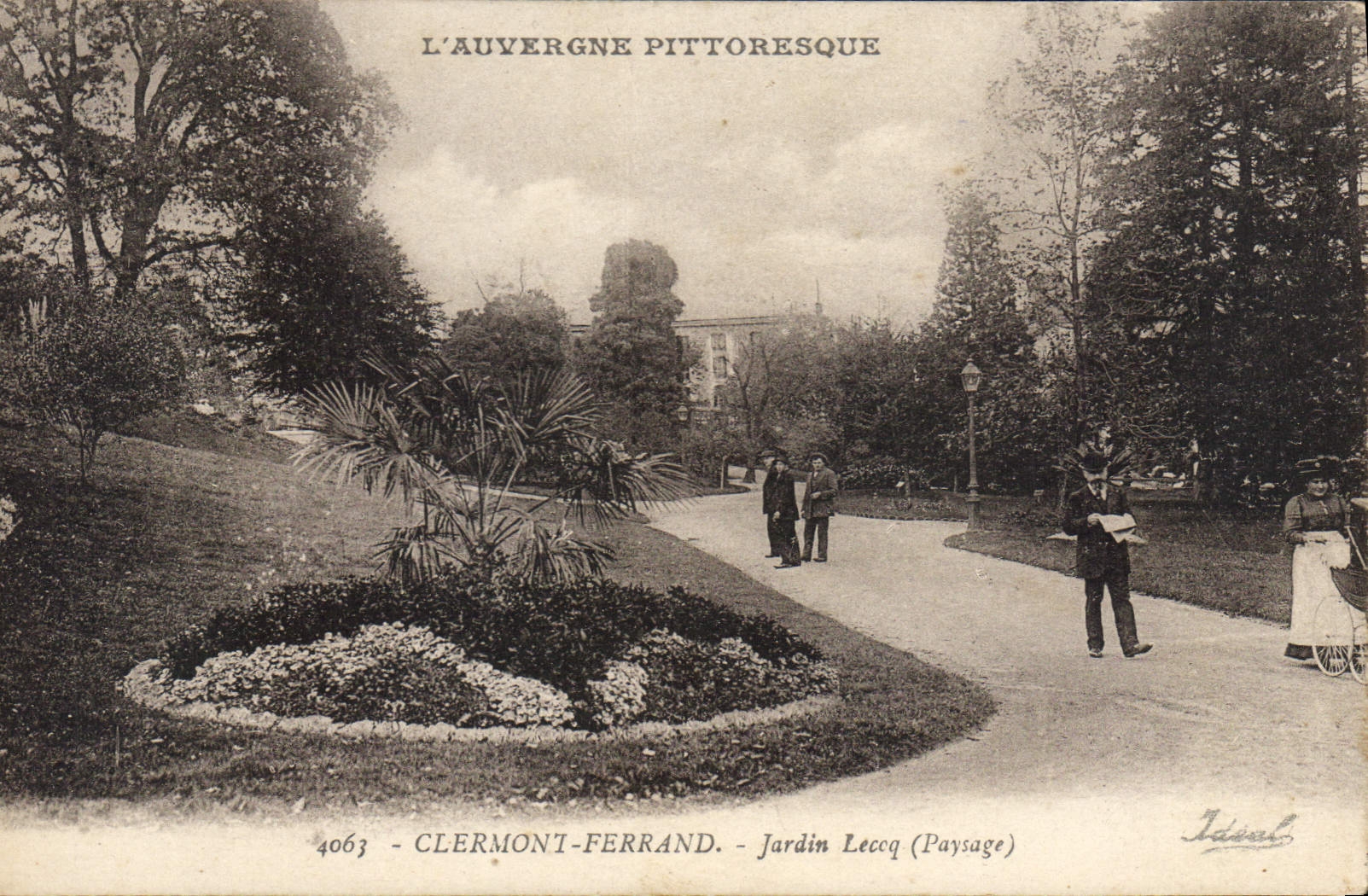 Clermont-Ferrand — Jardin Lecq (Paysage) — Idéal, n° 4063