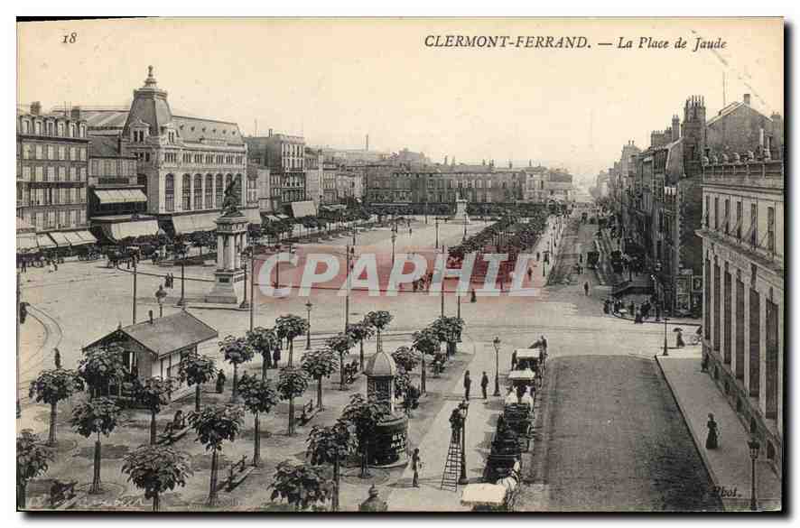 CPA Clermont Ferrand la place de Jaude 