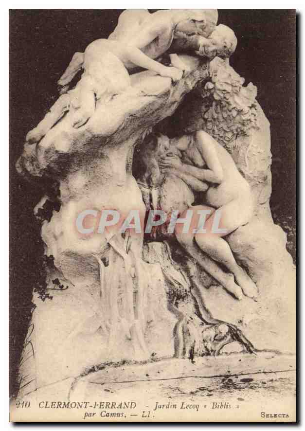 CPA Clermont Ferrand Jardin Lecoq Bilis par Camus 