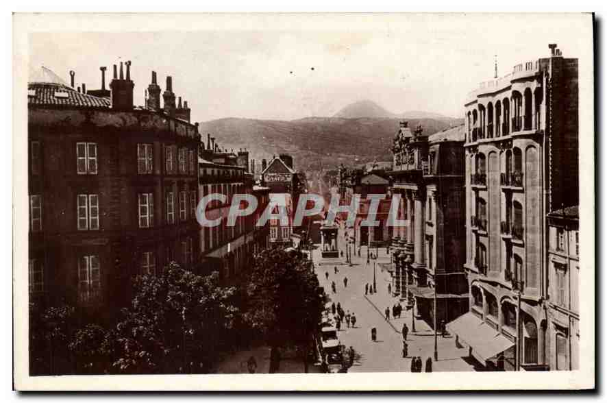 Clermont-Ferrand — rue Blatin et le Puy de Dôme — éditeur Lévy et Xelignin-Rams, n°172