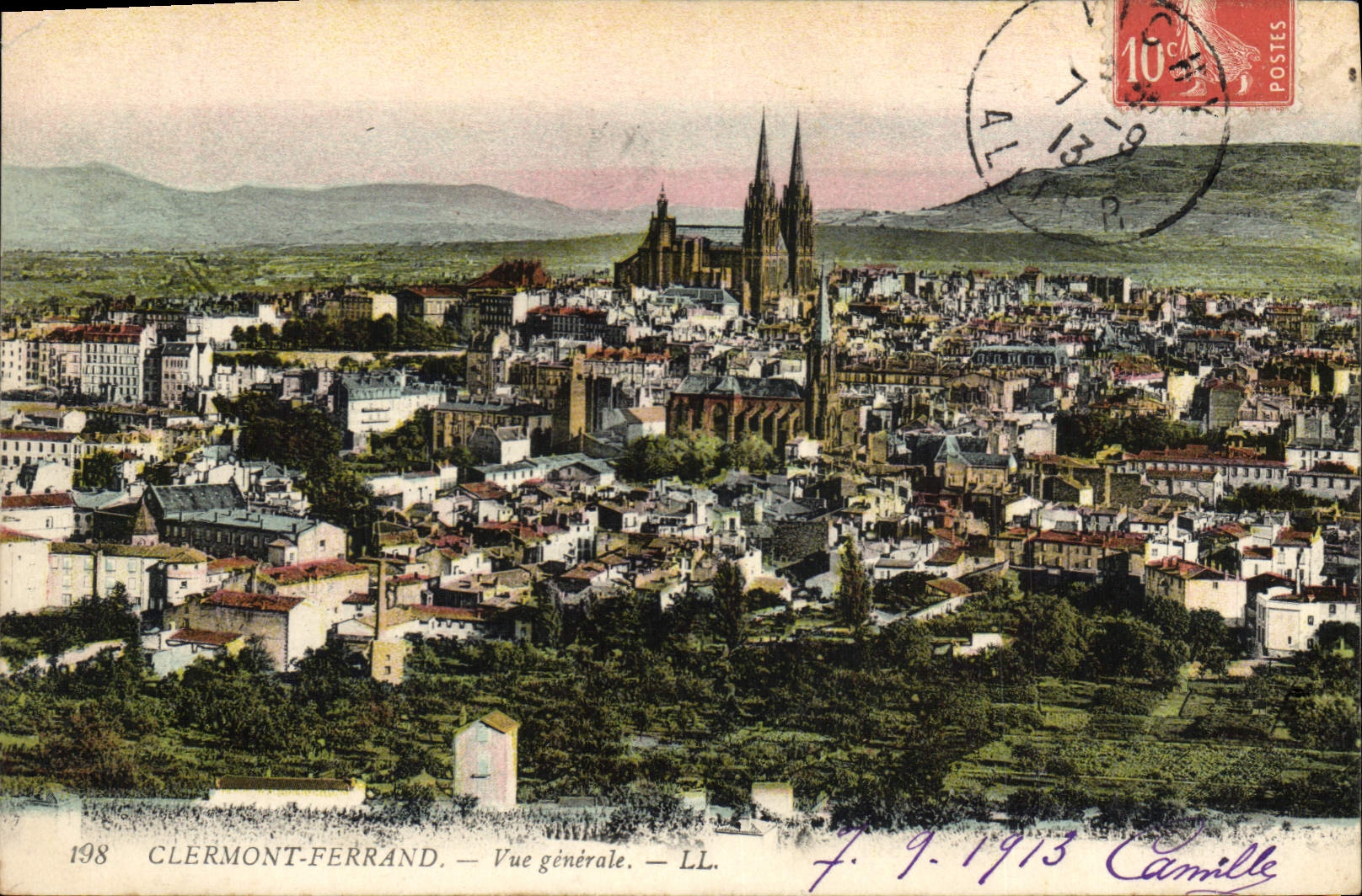 CPA Clermont Ferrand Vue generale 