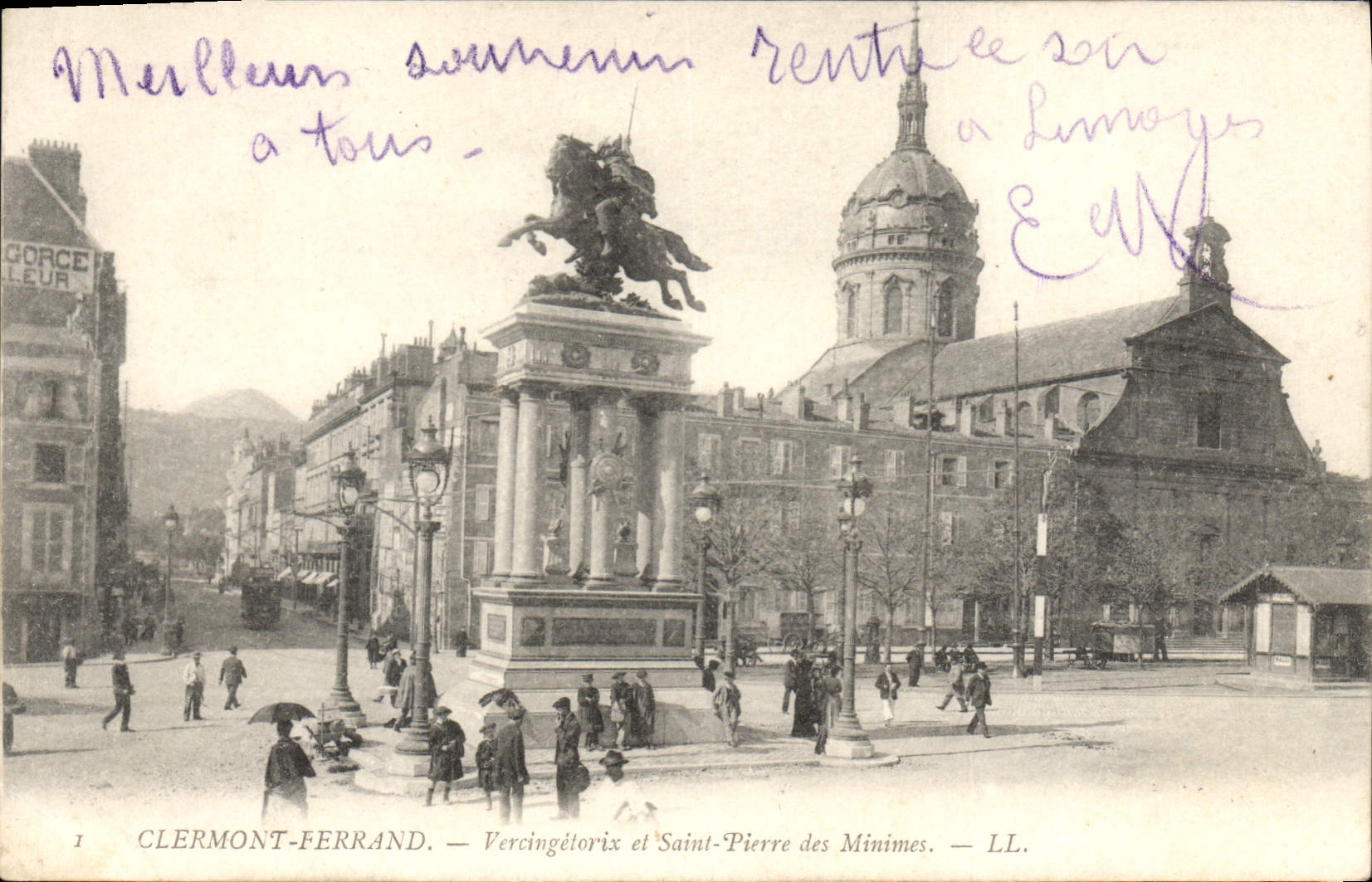 CPA Clermont Ferrand Vercingetorix et St Pierre des Minimes 