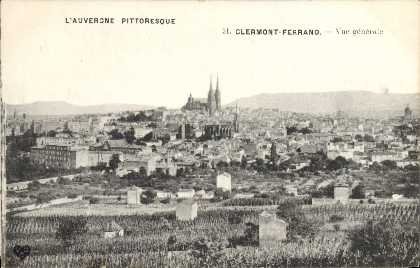 CPA Clermont Ferrand Vue generale 
