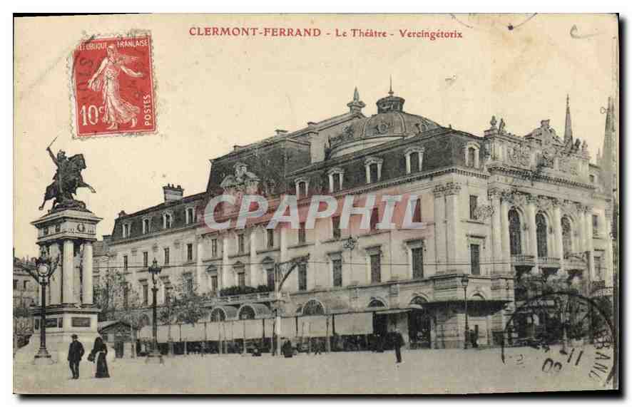 CPA Clermont Ferrand Le Theatre Vercingetorix 