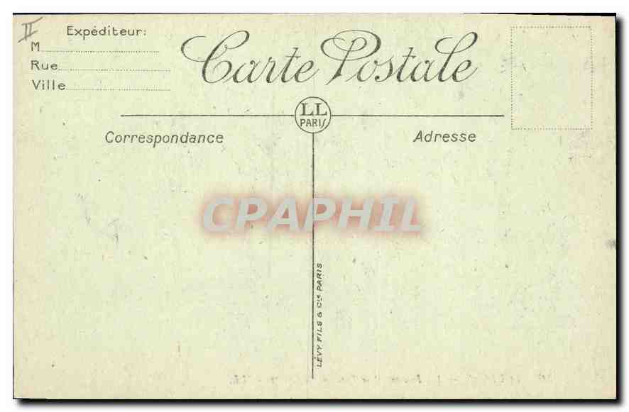 CPA Lourdes Les Piscines et la Place de la Grotte  — Verso