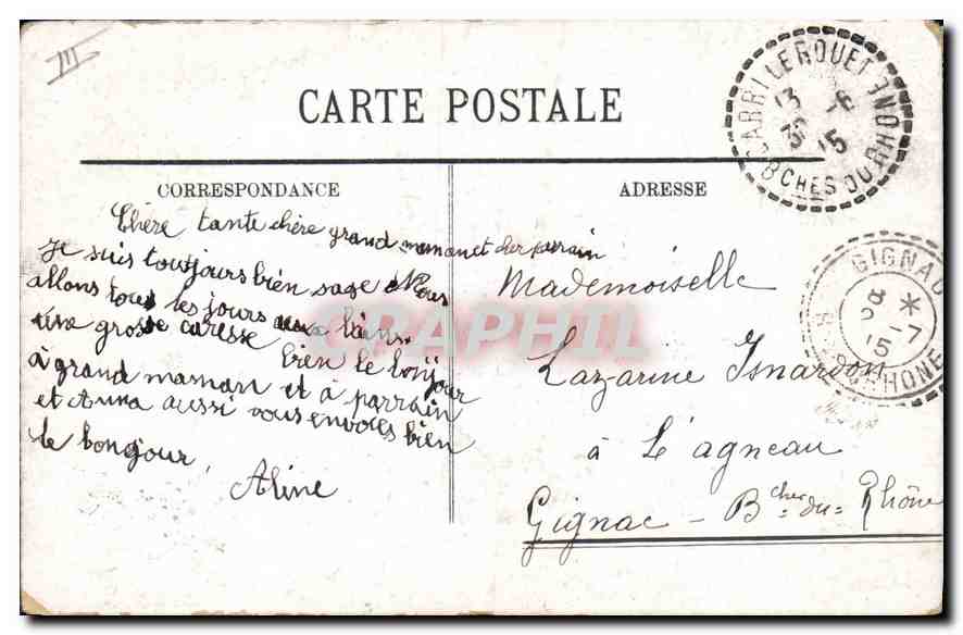 Lourdes — La Procession — Éditeur CPAPHIL n°268 — Verso