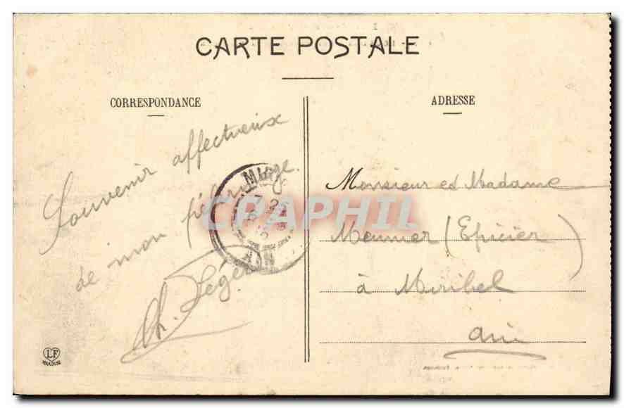 CPA Les Hautes Pyrenees Lourdes Les Ran\mpes et la Basilique  — Verso