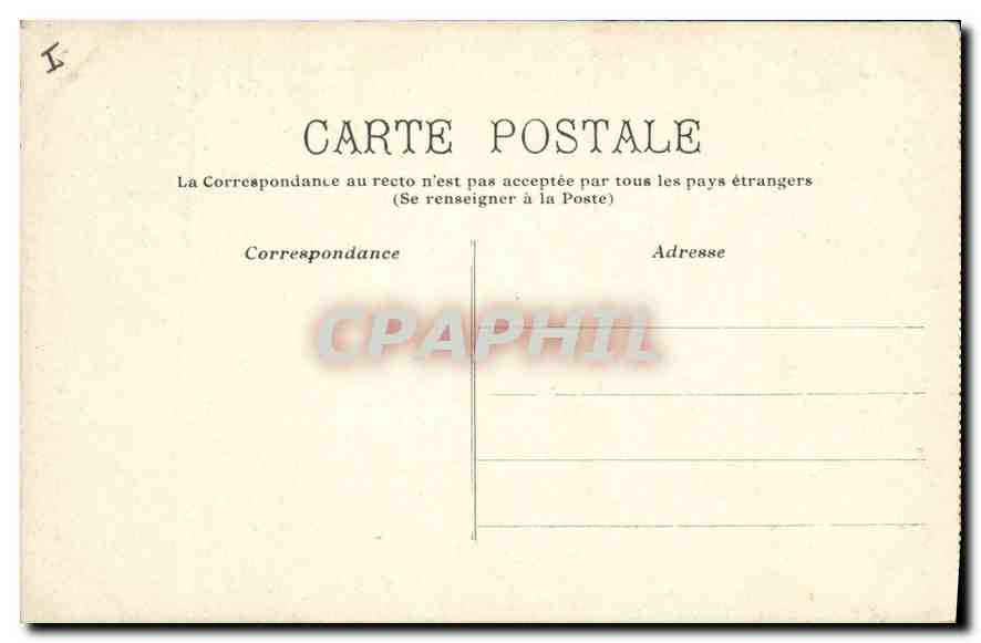 CPA Les Pyrenees Lourdes Le Chateau Fort  — Verso